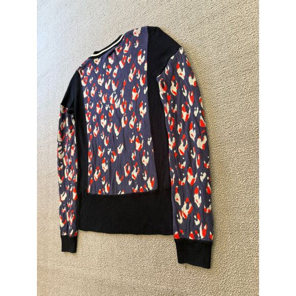 Aritzia Wilfred Free Women's Leopard Print Sweater Size S Crew Neck Long Sleeve - Picture 9 of 11
